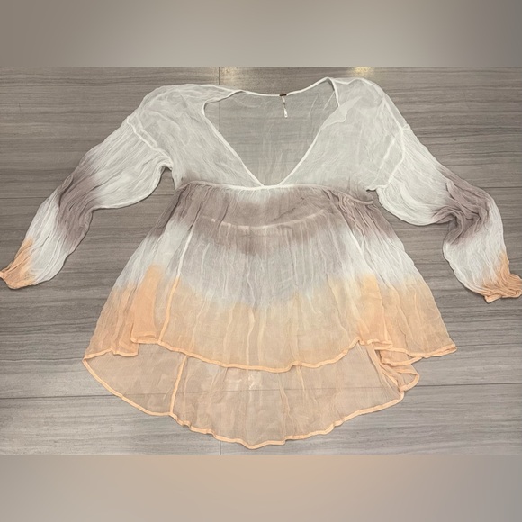 Free people tie dye tunic dress size Medium - Picture 2 of 5